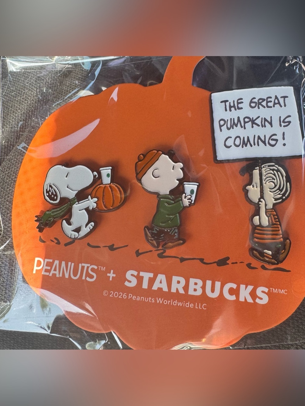 Starbucks peanuts Snoopy Plush barista pins